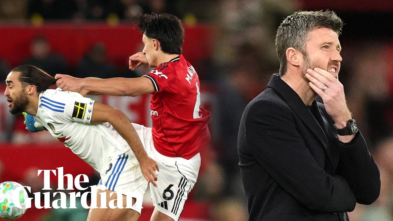 &lsquo;A shocking decision&rsquo;: Michael Carrick fumes over Mart&iacute;nez&rsquo;s red card for hair pulling