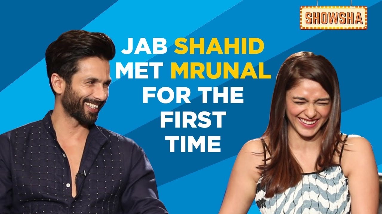 Shahid Kapoor & Mrunal Thakur Play 'What Do You Do When' & Recall Their First Meeting | Jersey
