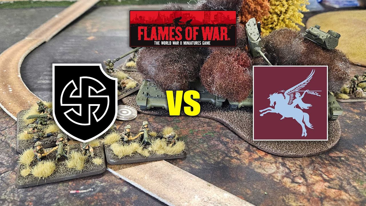 FLAMES OF WAR 5TH SS VS BRITISH AIRBORNE