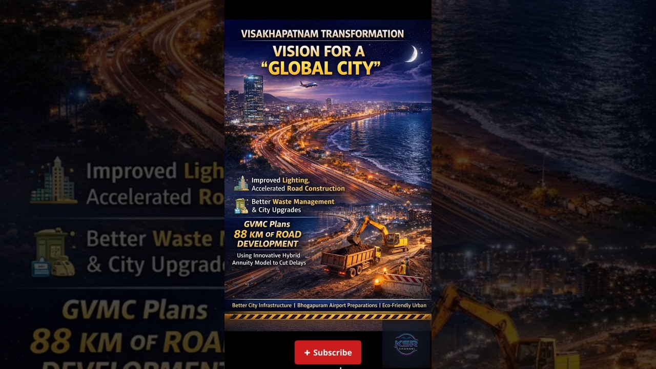 Visakhapatnam to Become a Global City 🌍 | Massive Infrastructure Upgrade Begins