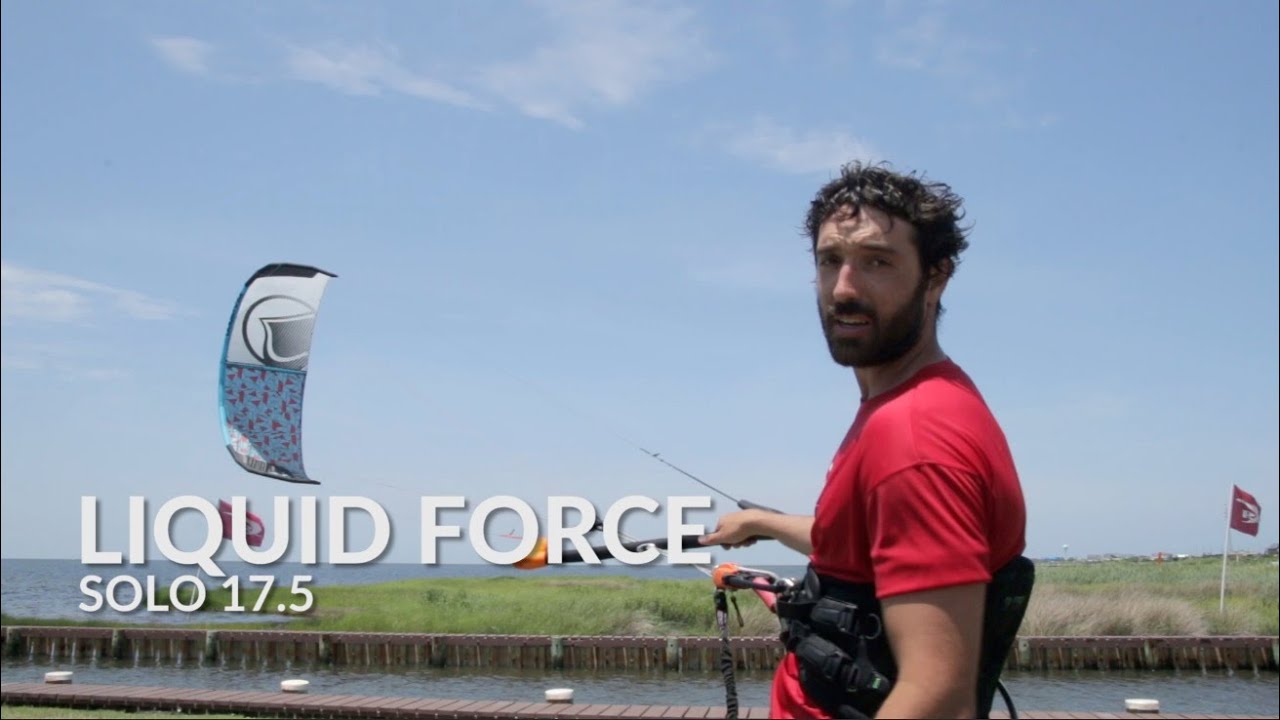 2016 Liquid Force Solo 17.5 M Light Wind Kiteboarding Kite Review