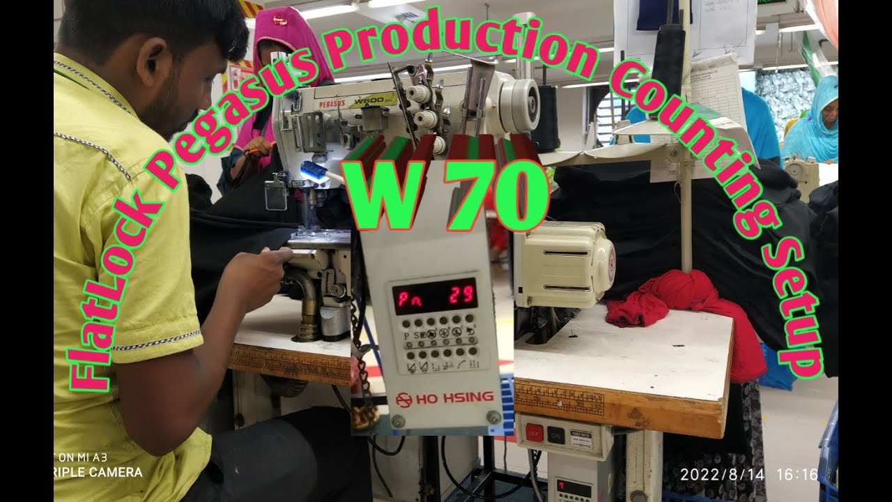 FlatLock Pegasus Production Counting Setup W 70