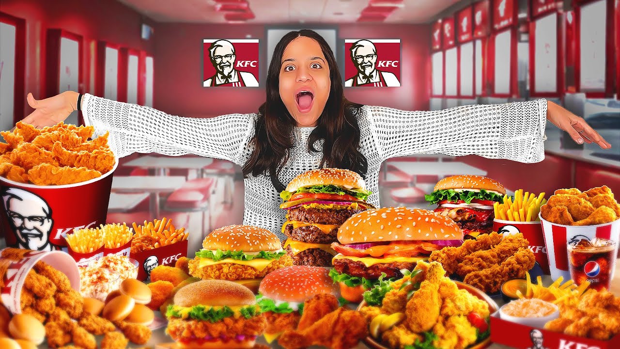 I Ordered The Entire KFC Menu🤯🤤 @sosaute