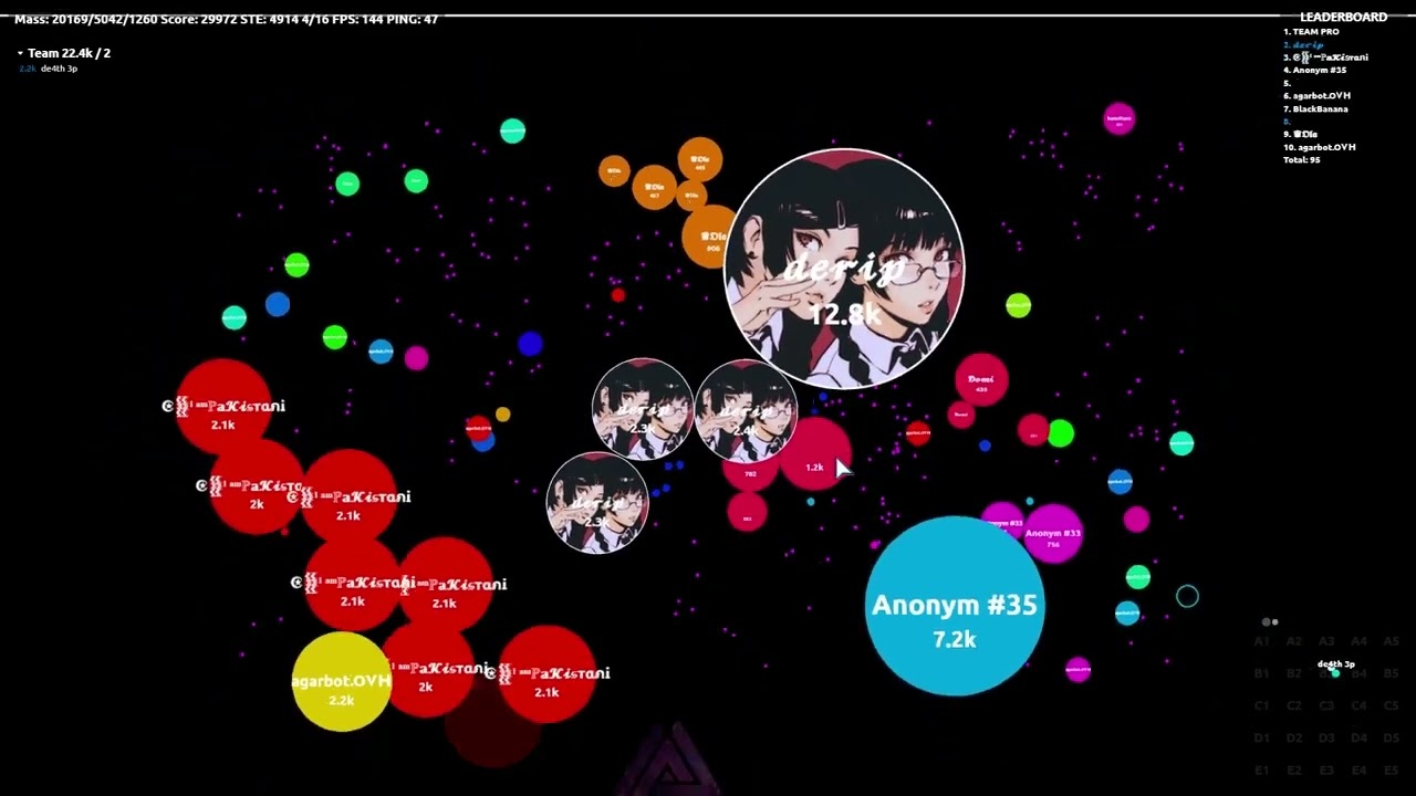 Highlights agar.io