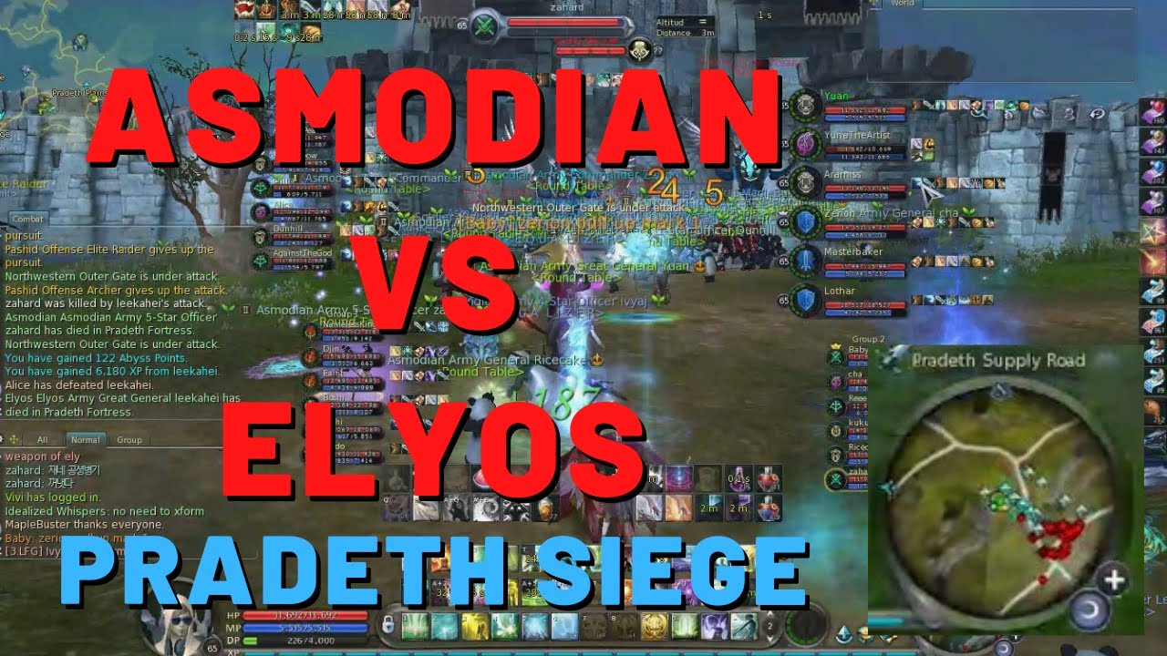 [AionYuan] MASSIVE PvP PART 2 | Asmodian | Aion 4.6 |