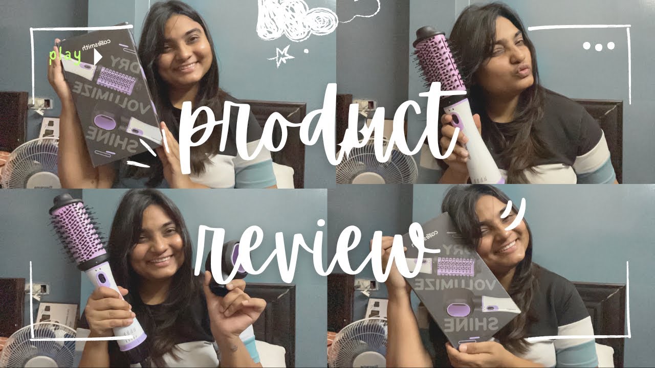 Caresmith Bloom 2 in 1 Hair Volumizer Brush + Hair Dryer || product review || Infinitum media
