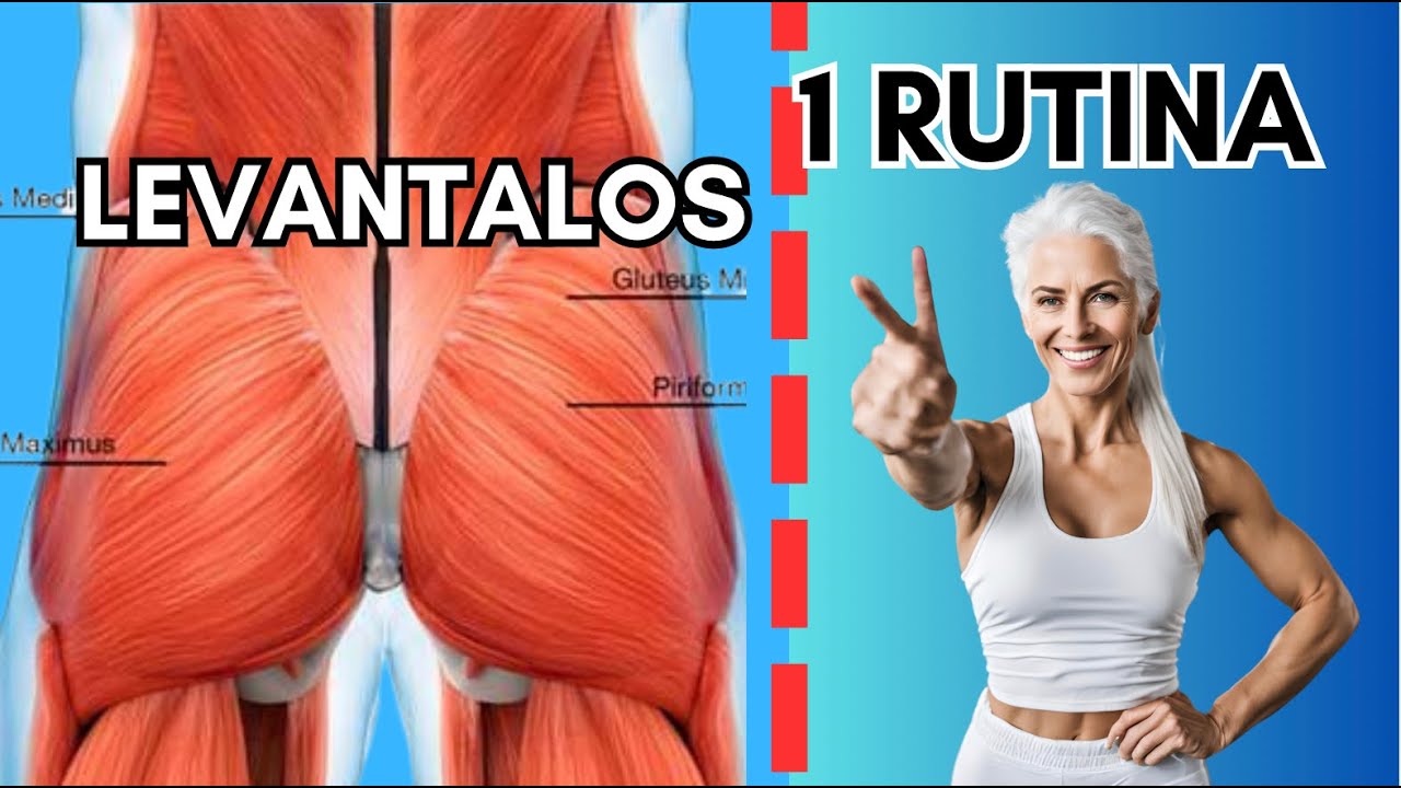 Rutina CORTA: levantar glúteos en mujeres mayores