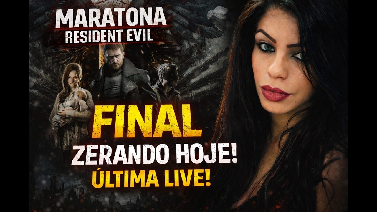 MARATONA +RESIDENT EVIL /VILLAGE A HISTORIA +BATE PAPO