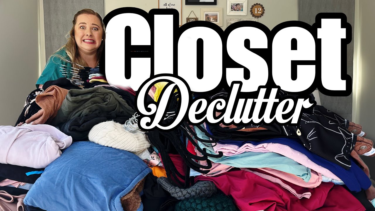 Overwhelmed by Clothes? Closet Declutter for Self-Love | KonMari Method