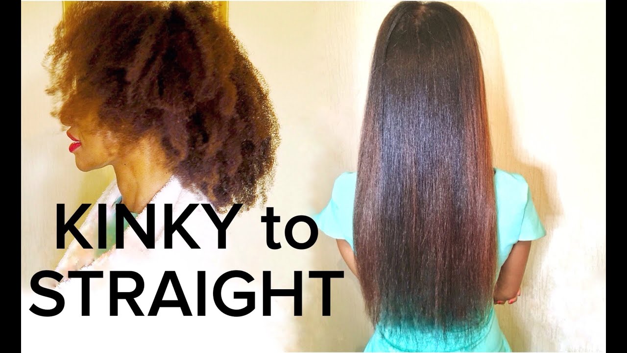 Mum & I Get Our 4C Natural Hair Straightened (Blow out + Flatiron  (VLOG)