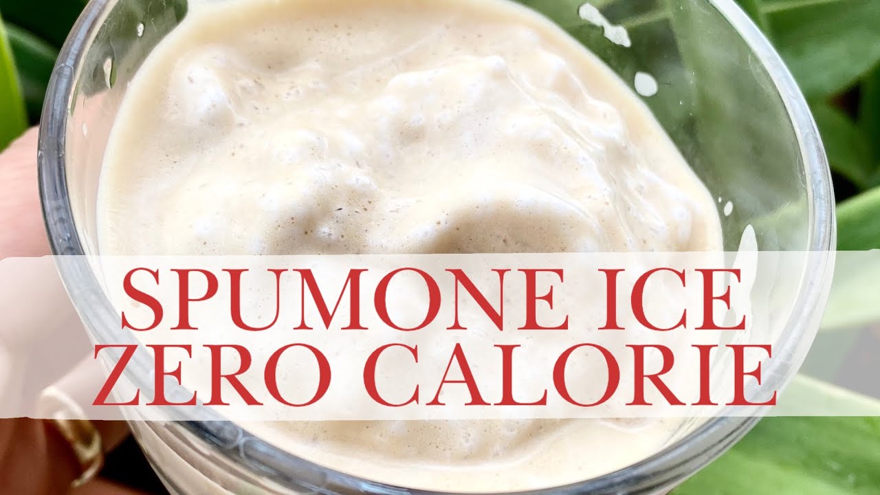SPUMONE AL CAFFE' ICE ! ZERO CALORIE E PRONTO IN 30 SECONDI, senza panna,  latte,  zuccherO! 2C+K