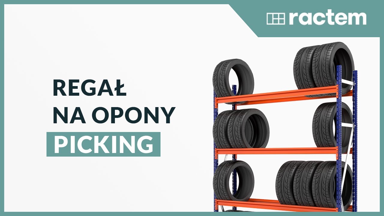Metalowy Regał na Opony Picking