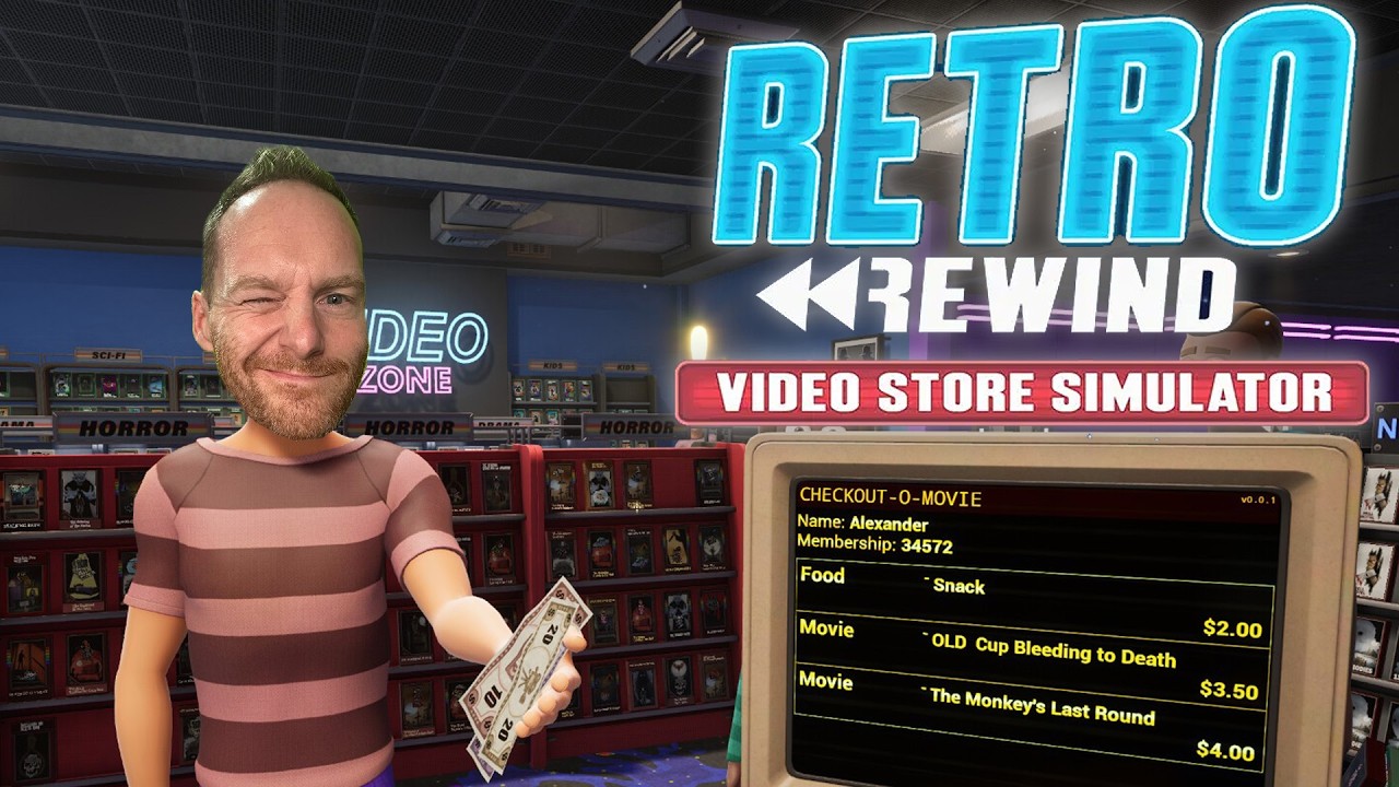 Что вообще такое Retro Rewind: Video Store Simulator - ПЕРЕЖИВИТЕ РАДОСТЬ БЛОКБАСТЕРОВ 90-Х!