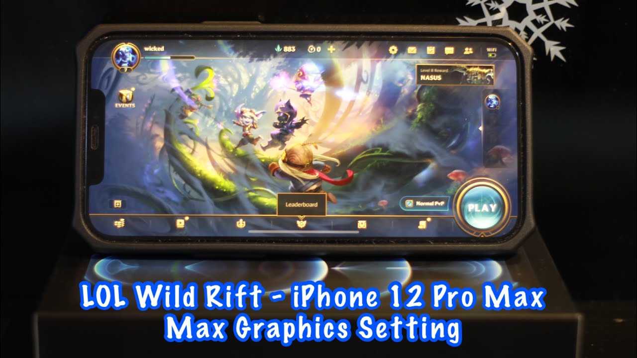 LOL Wild Rift - iPhone 12 Pro Max - Ultra High Definition Graphics Setting
