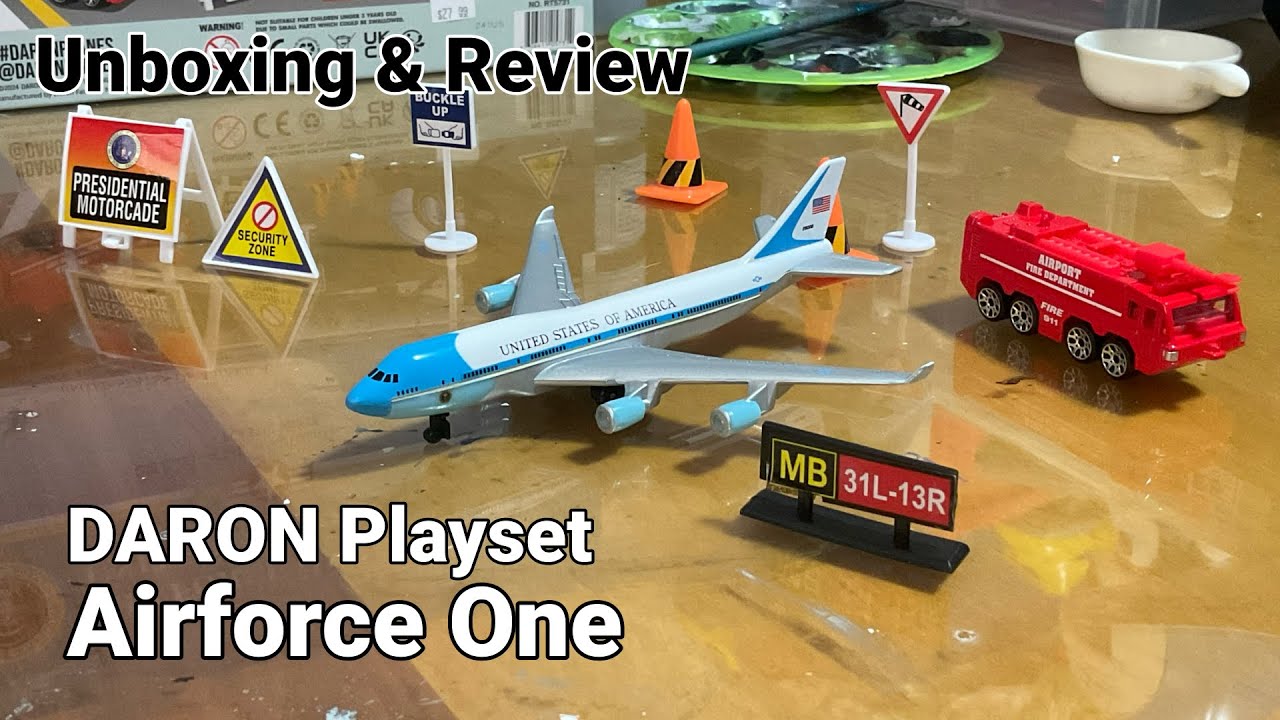 รีวิวของเล่น Airforce One จากอเมริกา! Daron AF1 Playset review and unboxing (STRAIGHT FROM THE USA!)
