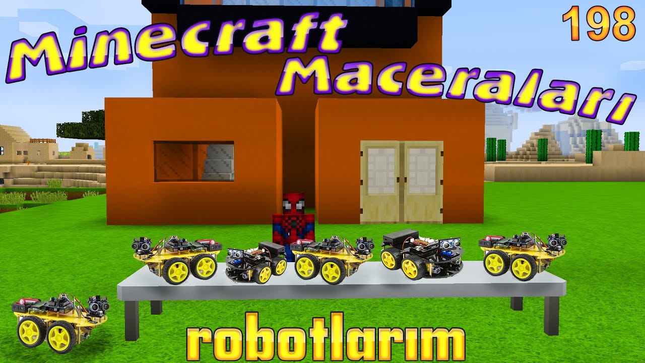 &Ouml;R&Uuml;MCEK BEBEĞİN ROBOTLARI - Minecraft Maceraları 198. B&ouml;l&uuml;m