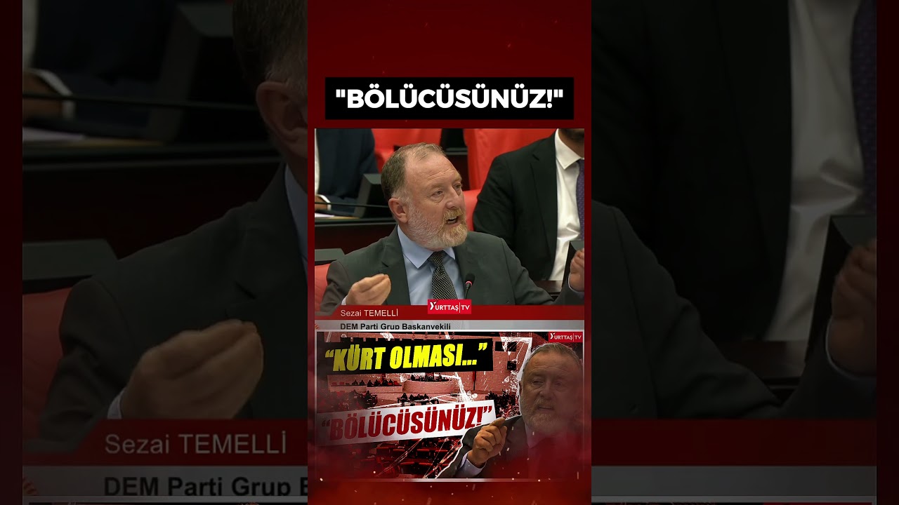 DEM Partili Sezai Temelli: B&ouml;l&uuml;c&uuml;s&uuml;n&uuml;z! Ayrımcısınız!