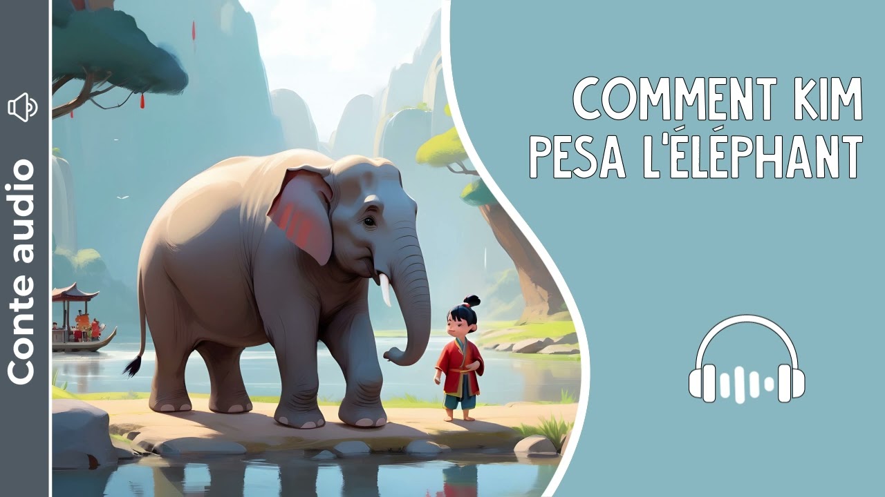 Comment Kim pesa l'éléphant [Histoire à écouter pour enfants - 5 min] - Conte et Raconte