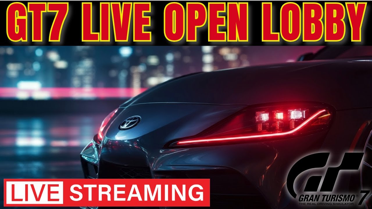 🔥Live GT7 Open Lobby | Mandatory Pit | Lets Race🔥