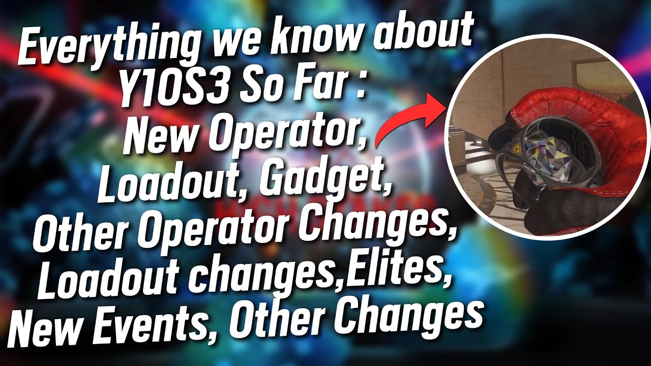 Everything We Know About Y10S3 So Far: New Operator, Loadout, Gadget, Operator Changes, New Elites