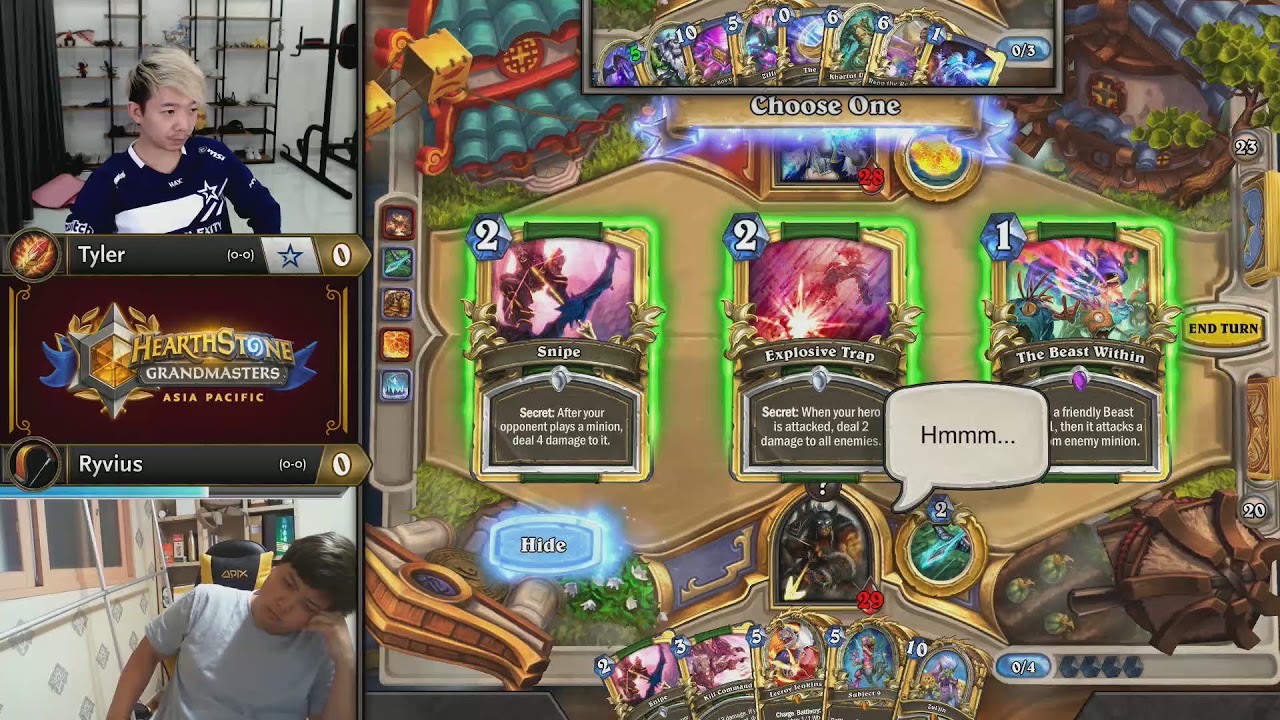 Tyler vs Ryvius - Hearthstone Grandmasters Asia-Pacific S2 2019 - Week 1