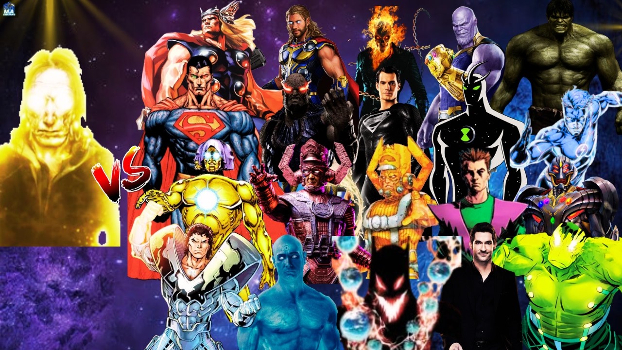 One Above All VS EveryOne..!☠🥶 | 3-Round Fight | One Above All VS Marvel and DC...🔥