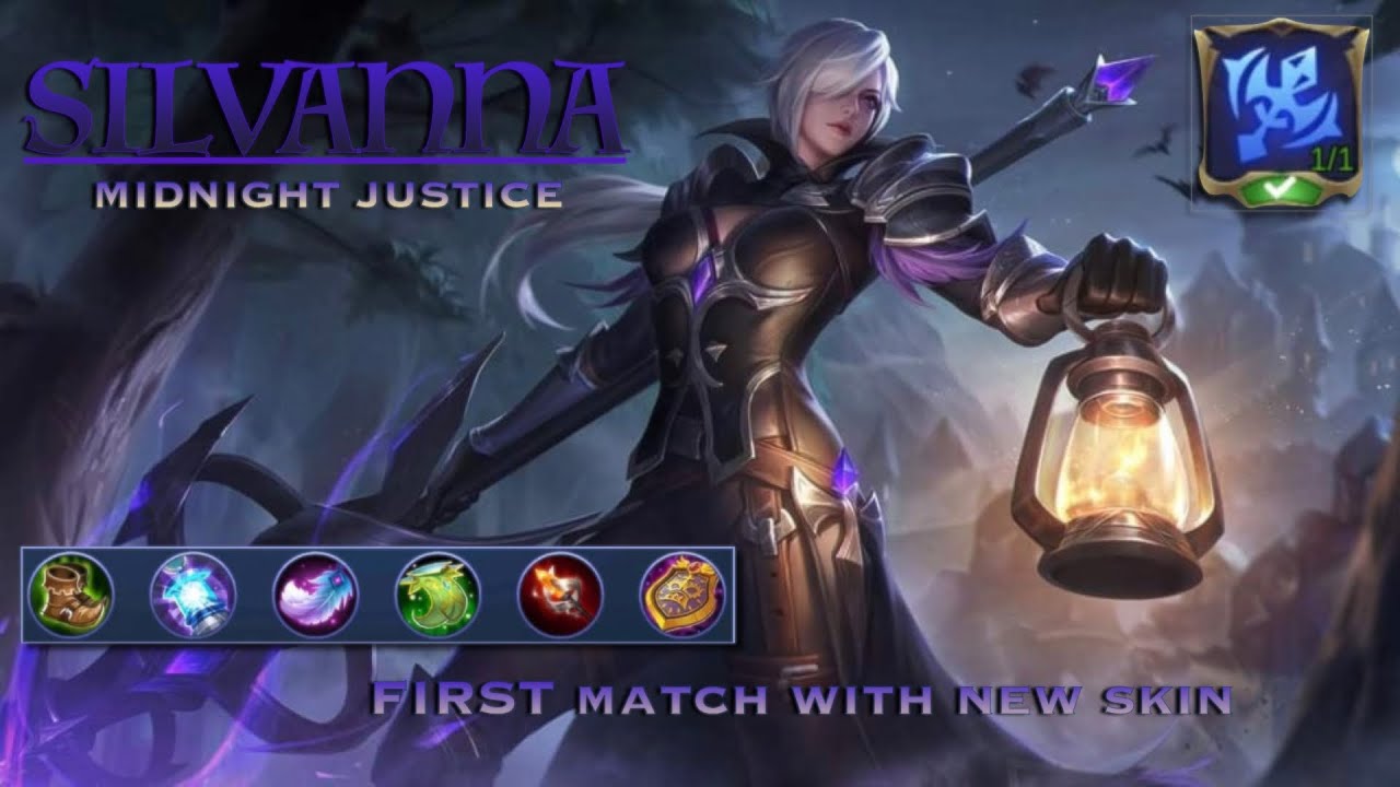 SILVANNA Midnight Justice - New Skin - Mobile Legends Italia -