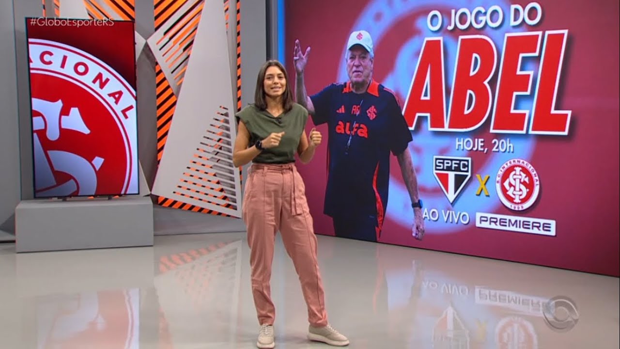 Globo Esporte RS - Inter enfrenta o São Paulo na Vila Belmiro buscando sair do Z4