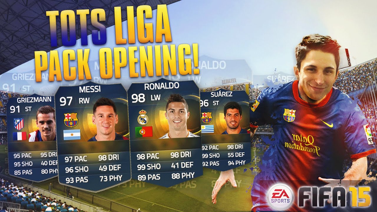 TOTS LIGA PACK OPENING!