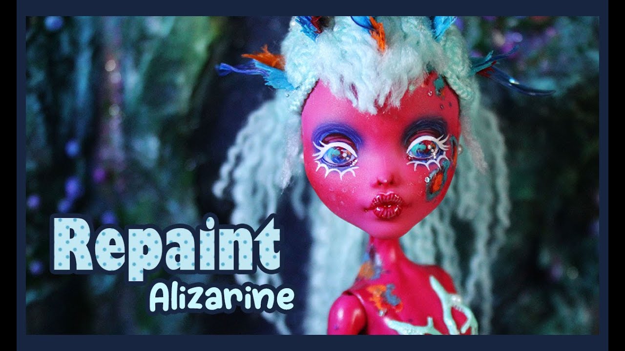 Monster High Repaint - Alizarine - Mermay Challenge Special - English Subtitles