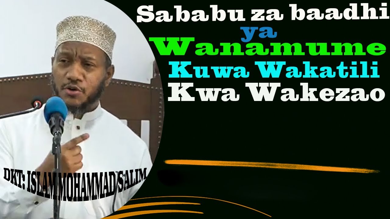 #Inakuwaje mtu Mliependana kwa dhati Mnafanyiana Unyama kiasi hicho?. Dkt Islam Muhammad Salim