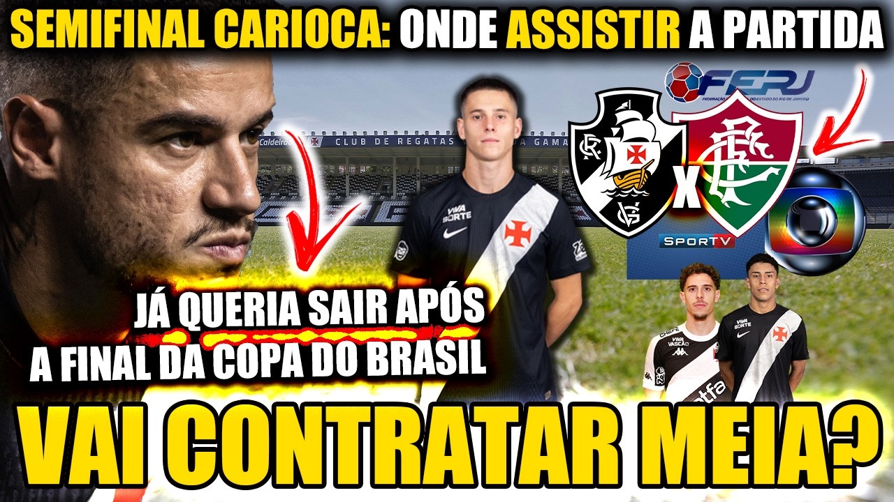 MAIS UM DE SAÍDA CONFIRMADA! | BASTIDORES COUTINHO | VASCÃO NOTÍCIAS 1ª EDIÇÃO