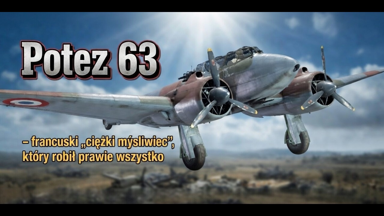 Potez 63 Francuski ciężki myśliwiec, który robił prawie wszystko