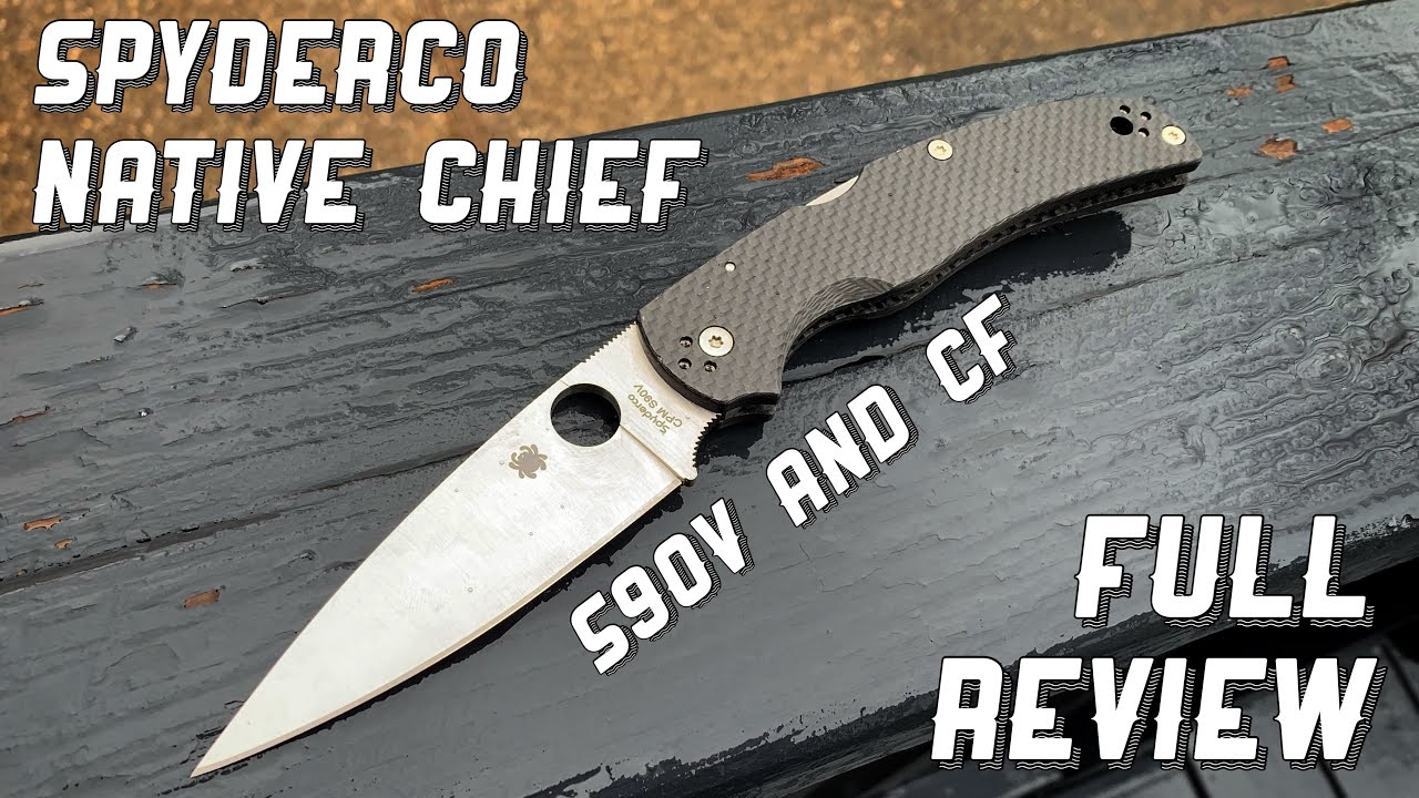 Spyderco Native Chief S90V Carbon Fiber Sprint Run: полный обзор