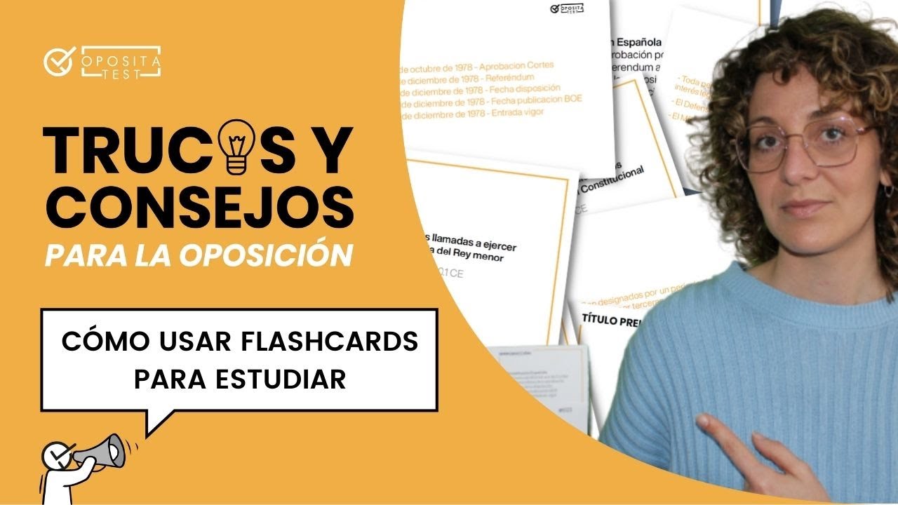 🏷️ C&oacute;mo usar flashcards para estudiar oposiciones 🎁 &iexcl;Incluye recursos GRATIS!
