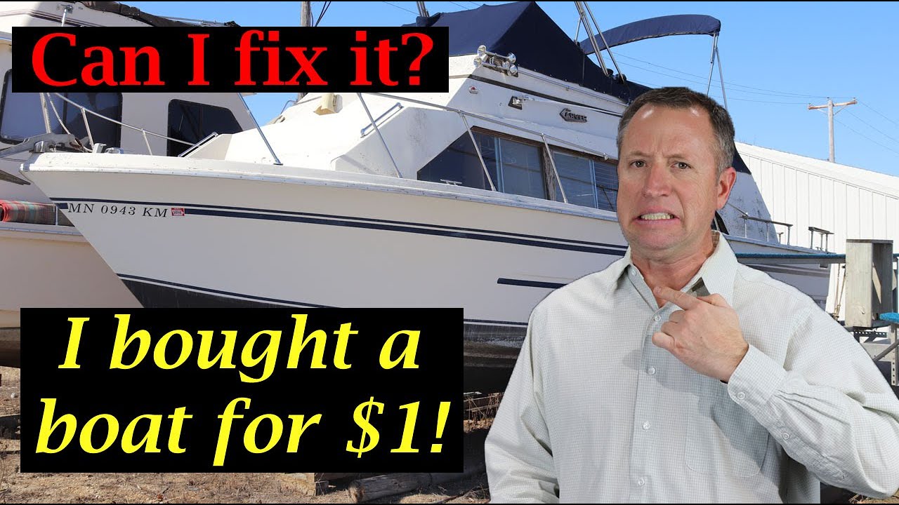 Restoring a 1978 Carver Mariner 33 boat after being abandoned for more than 4 years!