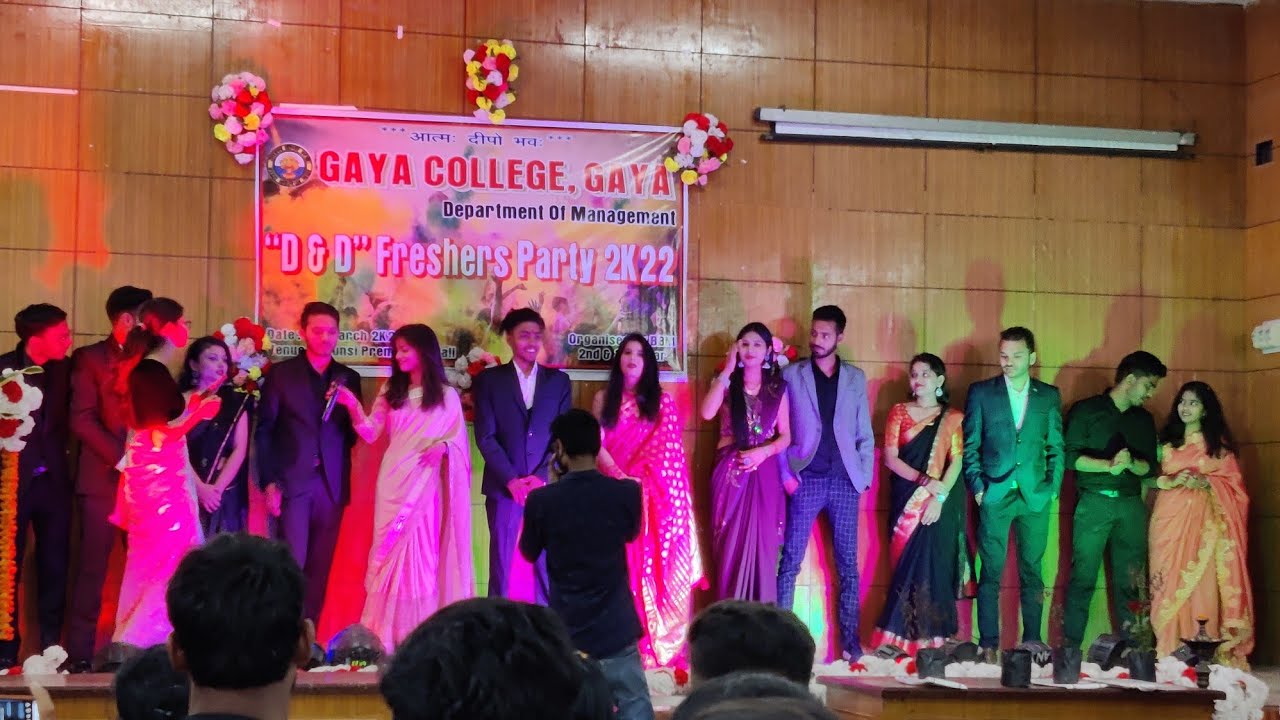 Freshers Party 2K22 Gaya College, Gaya