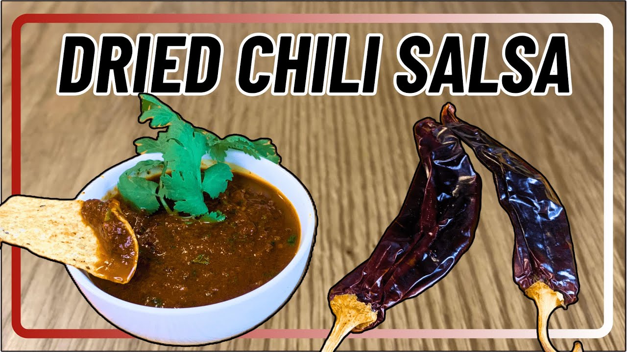 Salsa Roja Recipe - Using Mexican Dried Chili (Guajillo, Poblano...)