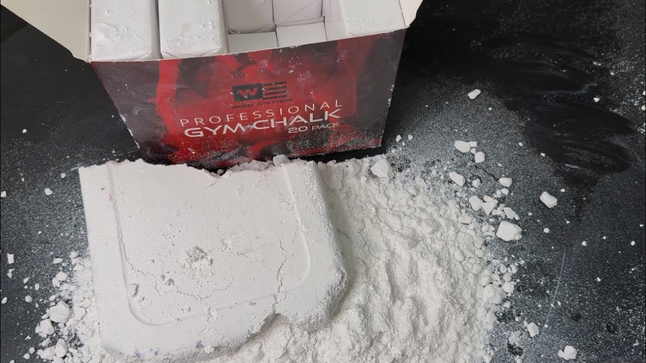 Wod Nation Gym Chalk ASMR Crushing + Review