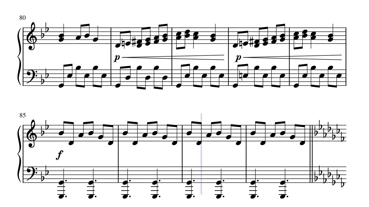 Carol of the Bells - M. Leontovych, Piano, Sheet Music