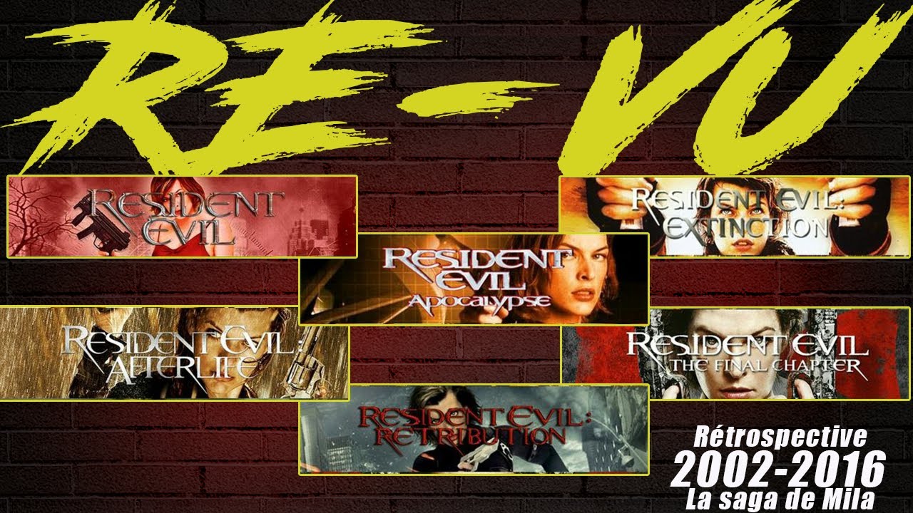 Rétrospective : RESIDENT EVIL (2002-2016)  - 6 Films qui n'ont rien à voir avec les jeux