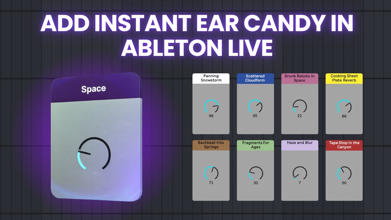 Superknobs: SPACE Showcase (30 однорегулируемых стоек Ableton Live)