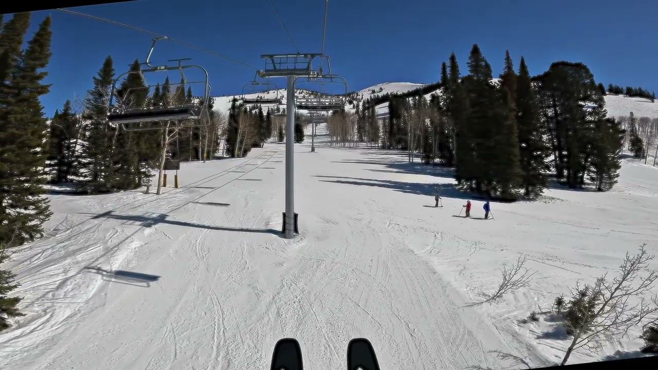Shoshone lift at Grand Targhee, 18 March 2024