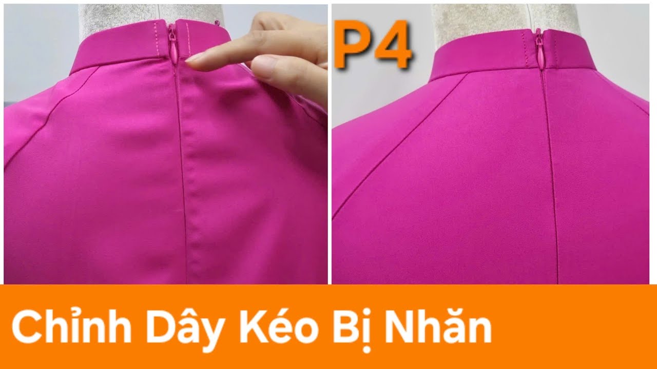 💥💥5️⃣ Sửa Dây Kéo Áo Dài Bị Nhăn 