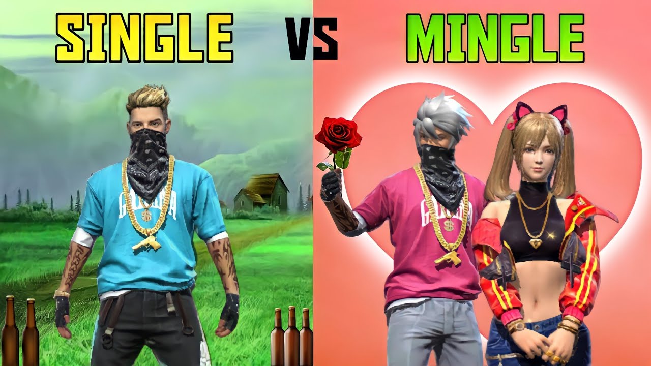 Single Life 👑  Vs Mingle Life ❤️ Short Film In Freefire In Telugu|valantance Day Short Film