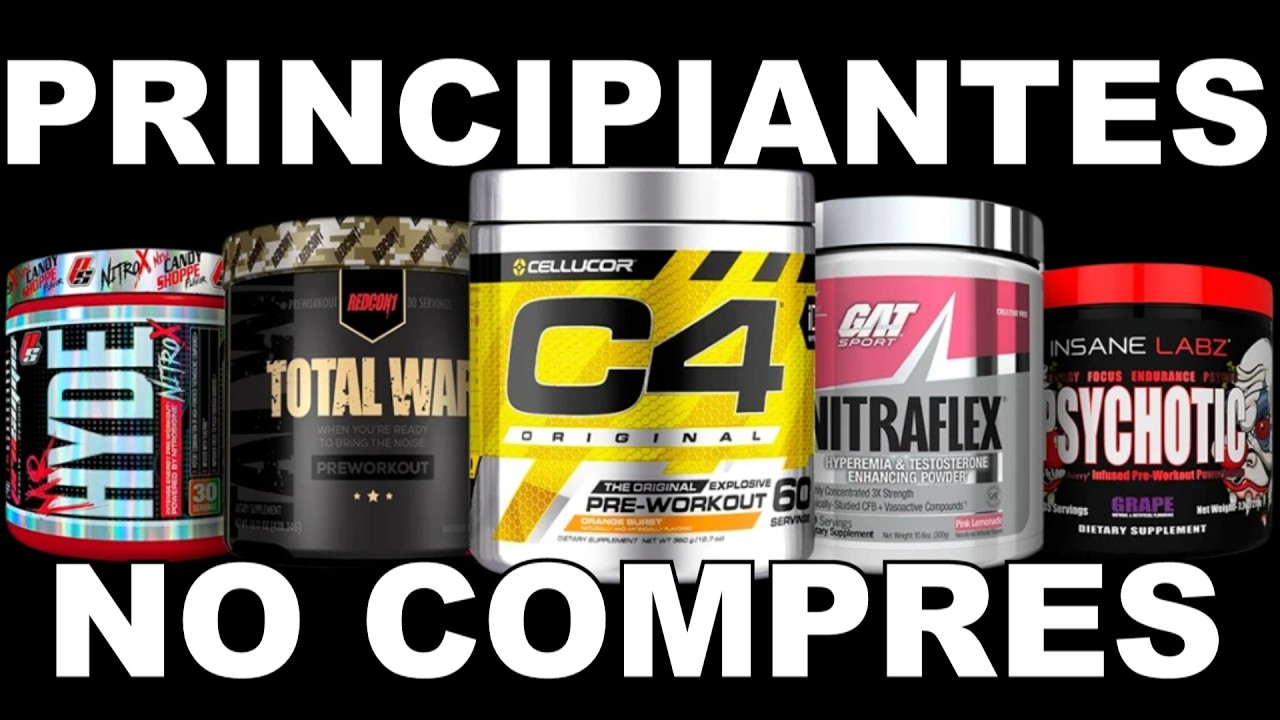Preentrenos explicados para PRINCIPIANTES: Lo que debes saber antes de comprar y tomar PREWORKOUT