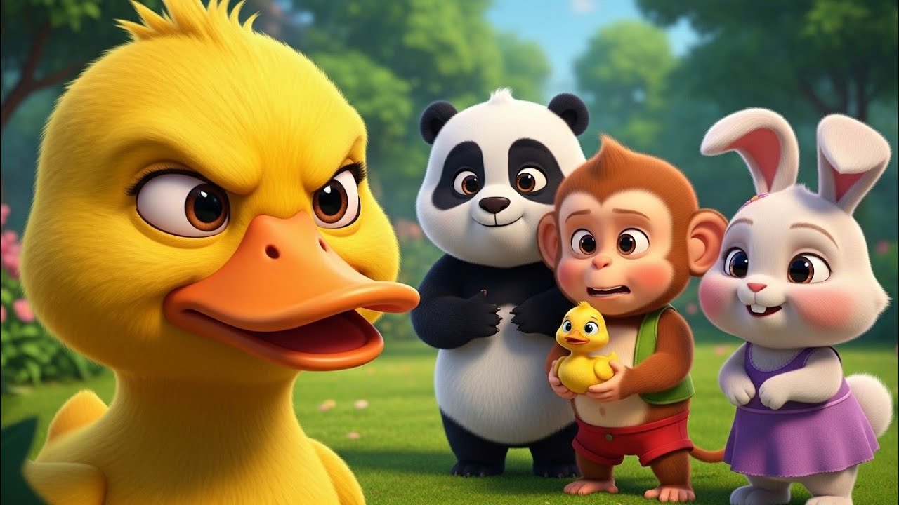 The Lost Duckling and Mother Duck Emotional Story | Cute Cartoon Duck Story
