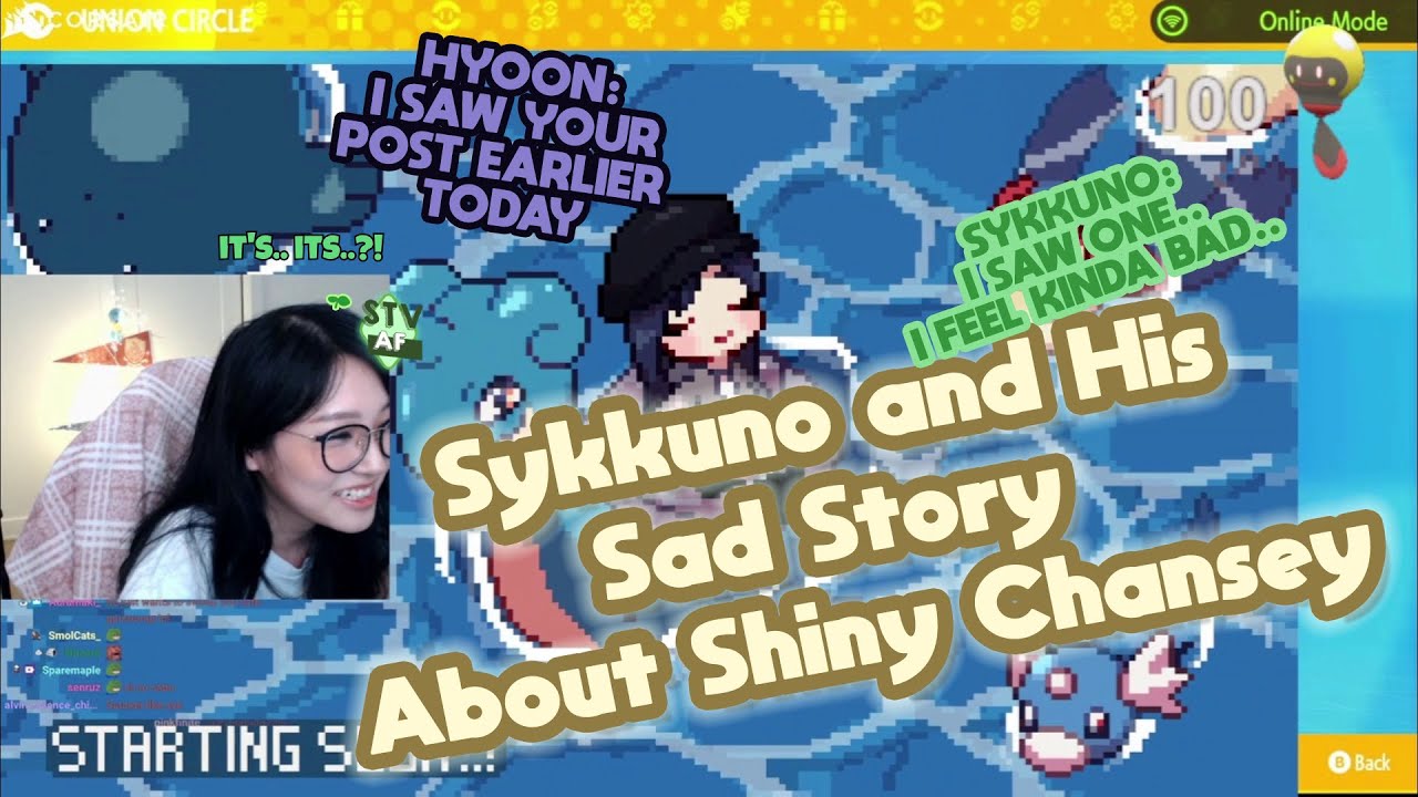SYKKUNO AND HIS SAD STORY ABOUT SHINY CHANSEY