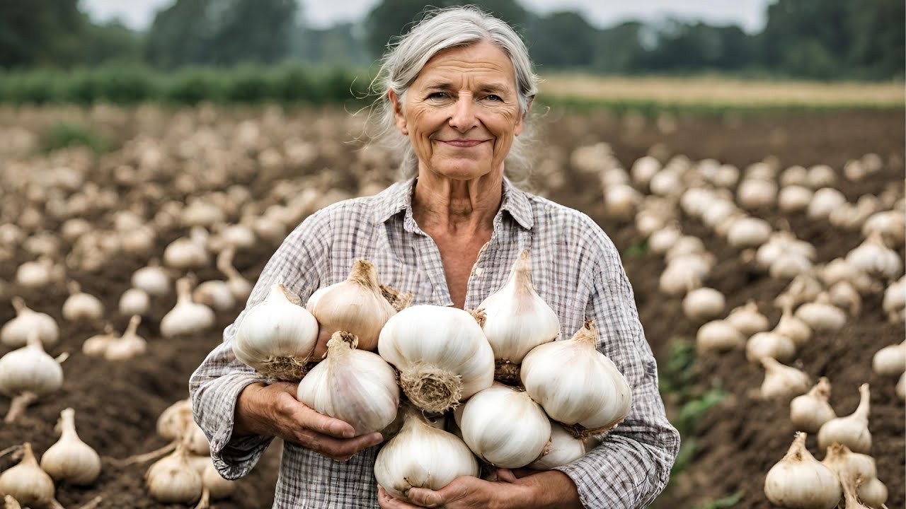 Do THIS before planting, and the garlic will grow gigantic