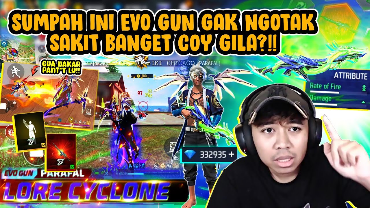 MAX IN SKIN EVO GUN PARAFAL 2JT SPESIAL 7TAHUN FREEFIRE!! KEREN BANGET CUY